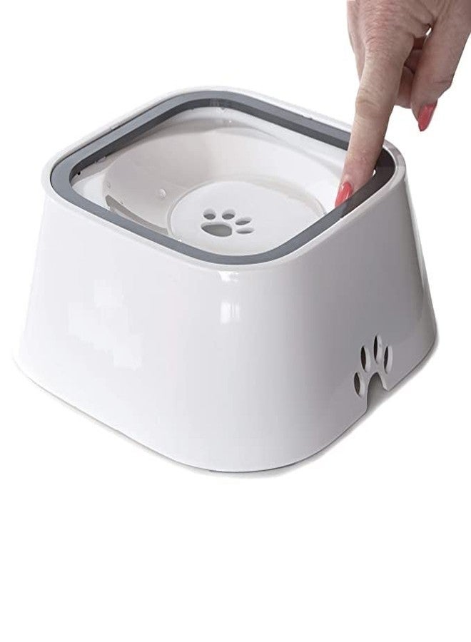 Sevia Travel Pet Water Feeder Bowls Pet Dog Water Bowl No Spill No Drip Slow Water Feeder Dog Bowl Drinking Bowl for Dogs and Cats Pet Water Dispenser Vehicle Carried - 1.5 L - Image 1